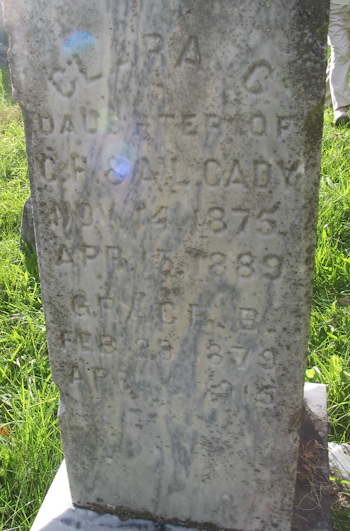 Jefferson Cady Monument (Side 3)