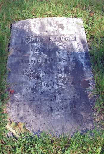 Henry Moore gravemarker