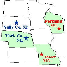 Fannie Tagg Van Alen Home Locations